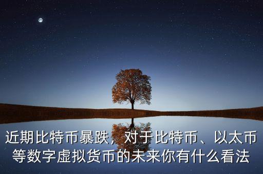 近期比特幣暴跌，對于比特幣、以太幣等數(shù)字虛擬貨幣的未來你有什么看法