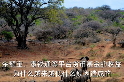 余額寶、零錢(qián)通等平臺(tái)貨幣基金的收益為什么越來(lái)越低什么原因造成的