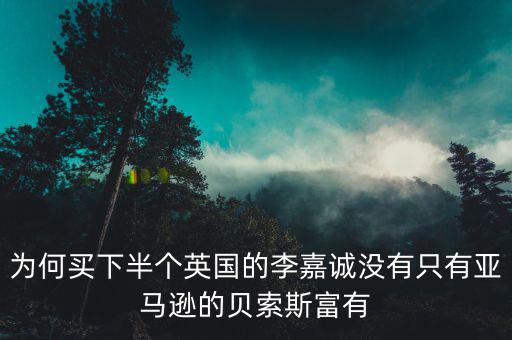 李嘉誠的身家有多少,李嘉誠總資產多少億
