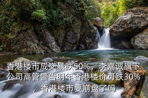 香港樓市成交暴跌50%，李嘉誠旗下公司高管警告明年香港樓價(jià)可跌30%，香港樓市要崩盤了嗎