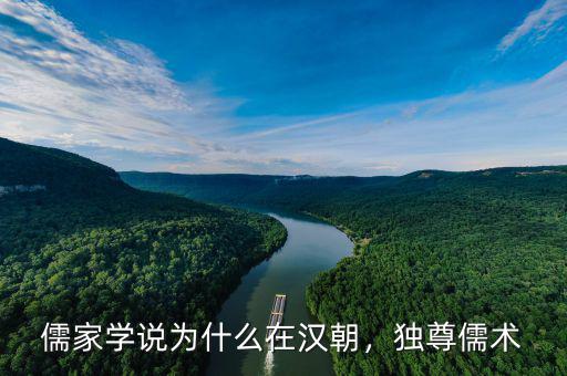 儒家學(xué)說為什么在漢朝，獨尊儒術(shù)
