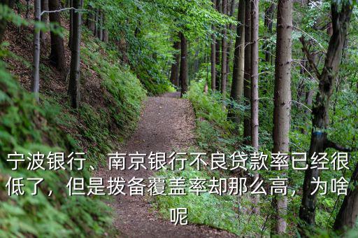 寧波銀行、南京銀行不良貸款率已經(jīng)很低了，但是撥備覆蓋率卻那么高，為啥呢
