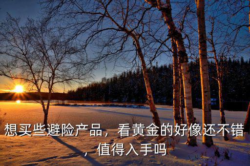 想買些避險產(chǎn)品，看黃金的好像還不錯，值得入手嗎