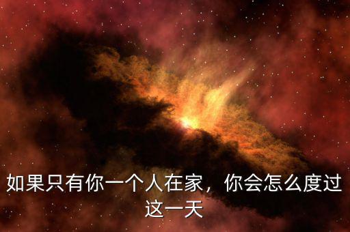 如果只有你一個人在家，你會怎么度過這一天