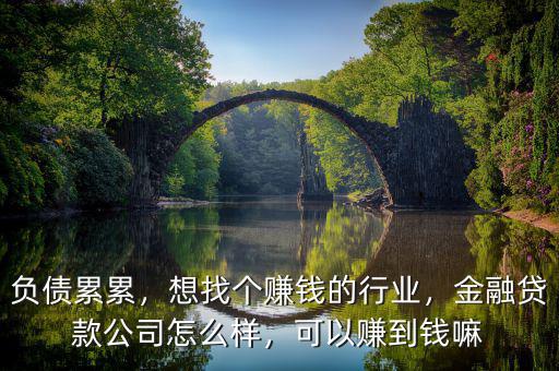 負(fù)債累累，想找個(gè)賺錢的行業(yè)，金融貸款公司怎么樣，可以賺到錢嘛
