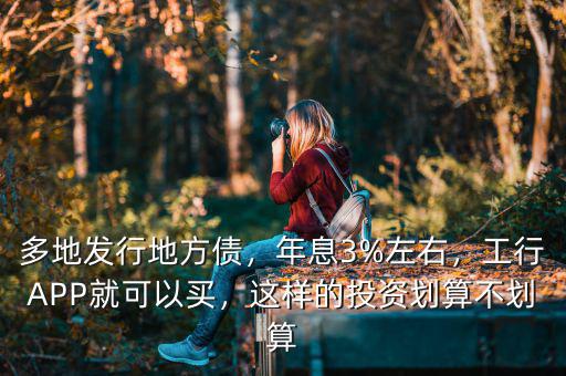 多地發(fā)行地方債，年息3%左右，工行APP就可以買，這樣的投資劃算不劃算