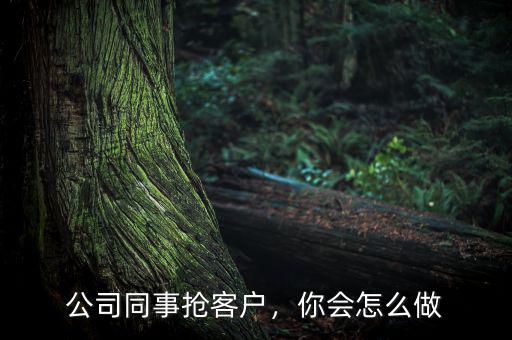 公司同事?lián)尶蛻?，你會怎么? class=