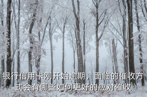 銀行信用卡剛開始逾期，面臨的催收方式會有哪些如何更好的應(yīng)對催收