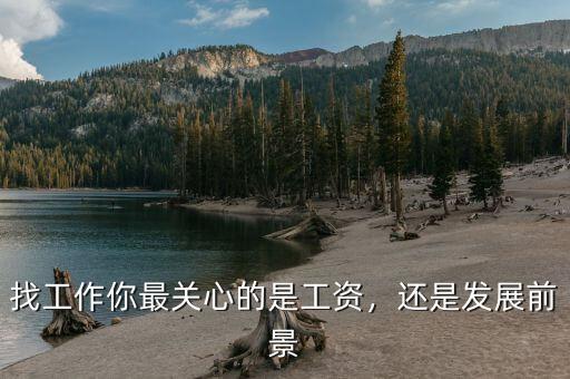 找工作你最關(guān)心的是工資，還是發(fā)展前景