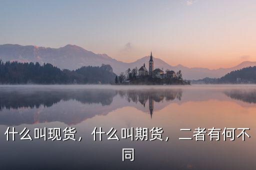什么叫現(xiàn)貨，什么叫期貨，二者有何不同