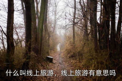 什么叫線上旅游，線上旅游有意思嗎