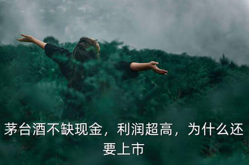 茅臺(tái)酒不缺現(xiàn)金，利潤(rùn)超高，為什么還要上市