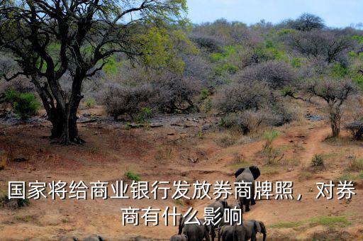 國家將給商業(yè)銀行發(fā)放券商牌照，對券商有什么影響