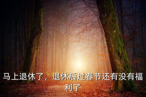 馬上退休了，退休后過春節(jié)還有沒有福利了