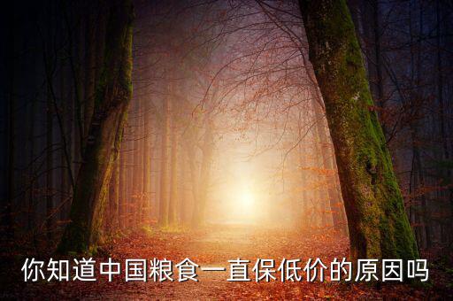 中國為什么調(diào)低糧食收購價格,國家出錢進(jìn)口糧食