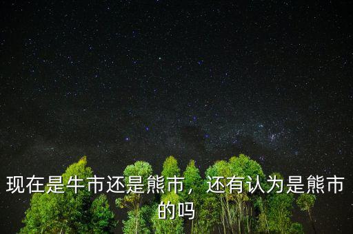 現(xiàn)在是牛市還是熊市，還有認(rèn)為是熊市的嗎