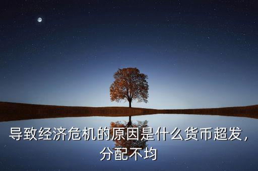 導致經濟危機的原因是什么貨幣超發(fā)，分配不均