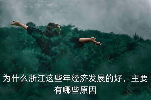 為什么浙江這些年經(jīng)濟(jì)發(fā)展的好，主要有哪些原因