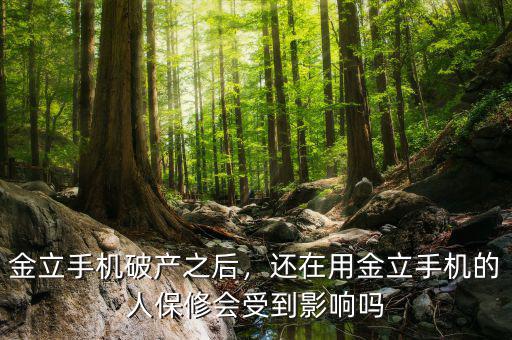 金立手機破產(chǎn)之后，還在用金立手機的人保修會受到影響嗎