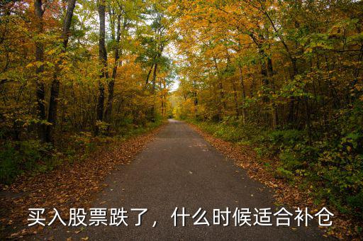 買入股票跌了，什么時(shí)候適合補(bǔ)倉(cāng)