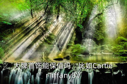 大牌首飾能保值嗎，比如CartierTiffanyBV