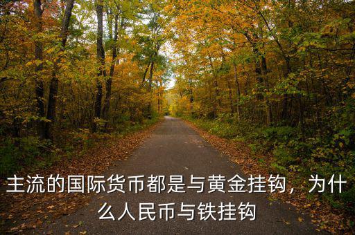 主流的國(guó)際貨幣都是與黃金掛鉤，為什么人民幣與鐵掛鉤