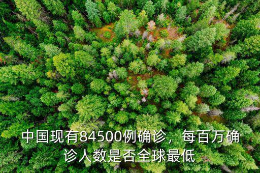 中國(guó)現(xiàn)有84500例確診，每百萬(wàn)確診人數(shù)是否全球最低