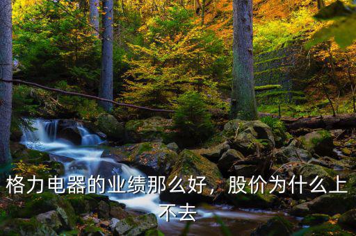 格力電器的業(yè)績(jī)那么好，股價(jià)為什么上不去