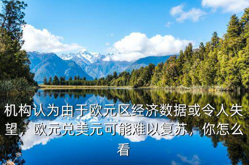 機(jī)構(gòu)認(rèn)為由于歐元區(qū)經(jīng)濟(jì)數(shù)據(jù)或令人失望，歐元兌美元可能難以復(fù)蘇，你怎么看