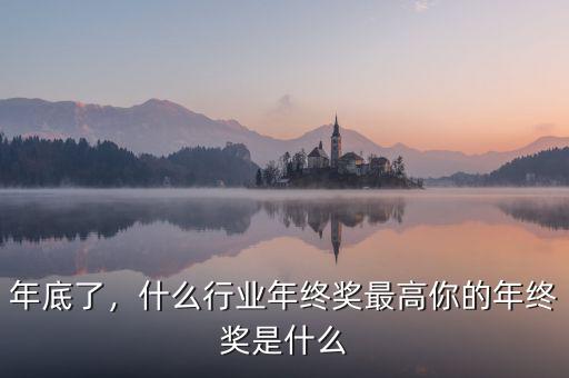 年底了，什么行業(yè)年終獎最高你的年終獎是什么