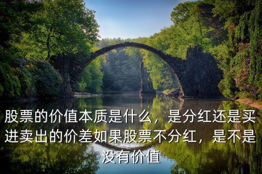 股票的價值本質(zhì)是什么，是分紅還是買進賣出的價差如果股票不分紅，是不是沒有價值