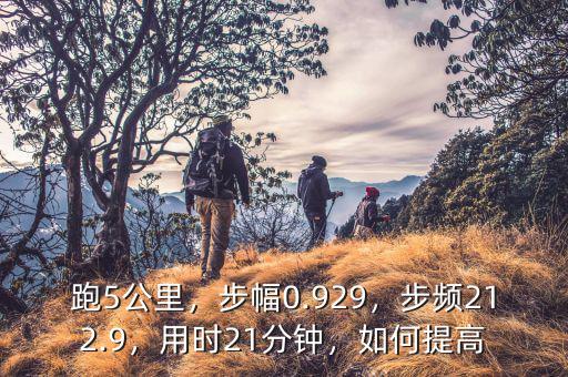 跑5公里，步幅0.929，步頻212.9，用時(shí)21分鐘，如何提高