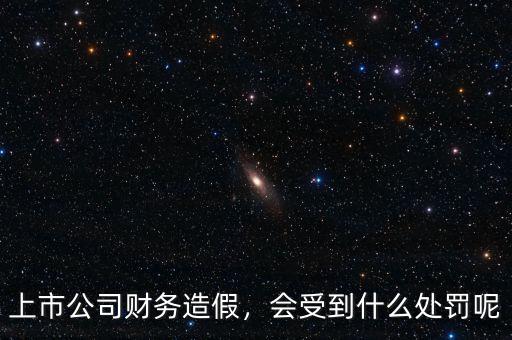 上市公司財(cái)務(wù)造假，會受到什么處罰呢