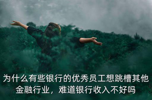 為什么有些銀行的優(yōu)秀員工想跳槽其他金融行業(yè)，難道銀行收入不好嗎