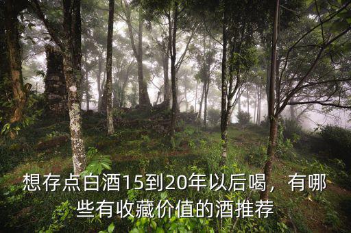 想存點(diǎn)白酒15到20年以后喝，有哪些有收藏價(jià)值的酒推薦