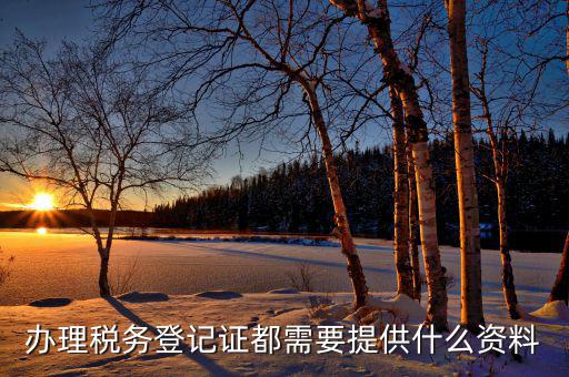 稅務(wù)登記都需要什么資料，辦理稅務(wù)登記證都需要提供什么資料