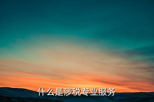 涉稅專業(yè)服務(wù)機構(gòu) 包括什么，什么是涉稅專業(yè)服務(wù)