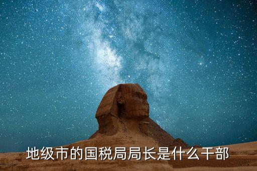 地級(jí)市的國稅局局長是什么干部