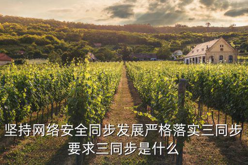 地稅局信息安全三同步是指什么，關(guān)鍵信息基礎(chǔ)設(shè)施三同步是指什么