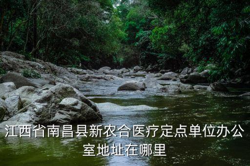 蓮塘地稅局辦公的單位在什么位置，江西省南昌縣新農合醫(yī)療定點單位辦公室地址在哪里