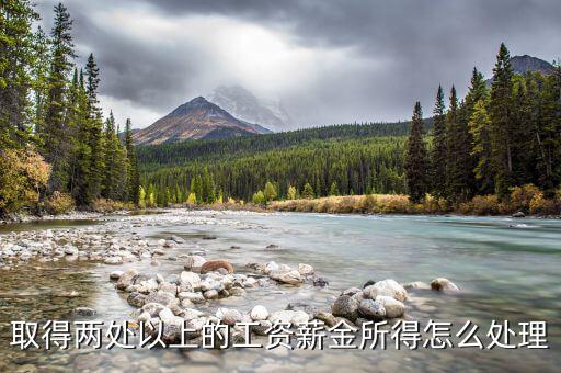 兩處報(bào)工薪有沒有什么問題，取得兩處以上的工資薪金所得怎么處理