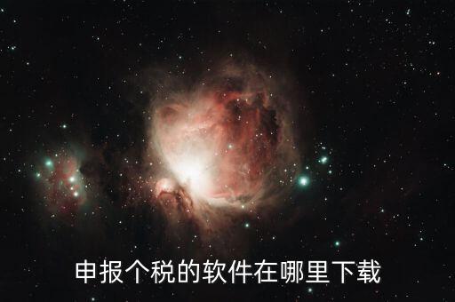 個人所得稅申報什么軟件，個人工資免稅申請下載什么軟件
