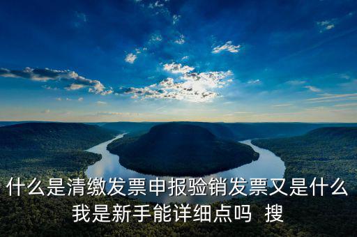 什么是清稅申報(bào)，什么叫清稅啊