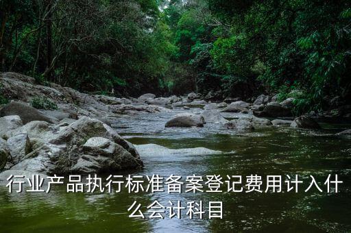備案費入什么科目，行業(yè)產(chǎn)品執(zhí)行標準備案登記費用計入什么會計科目