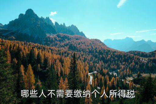 什么人不需要繳稅，有營業(yè)執(zhí)照和稅務登記什么情況下不用繳稅