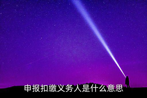 什么是非居民扣繳申報(bào)，非居民所得申報(bào)什么意思