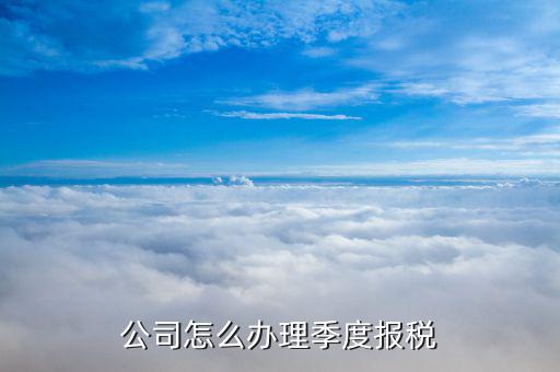 什么企業(yè)按季度申報稅，公司怎么辦理季度報稅