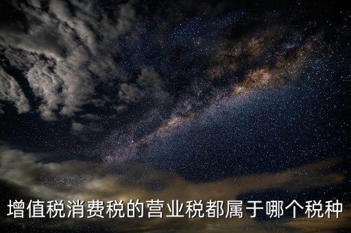 營業(yè)稅是什么稅種，營業(yè)稅屬于什么稅種