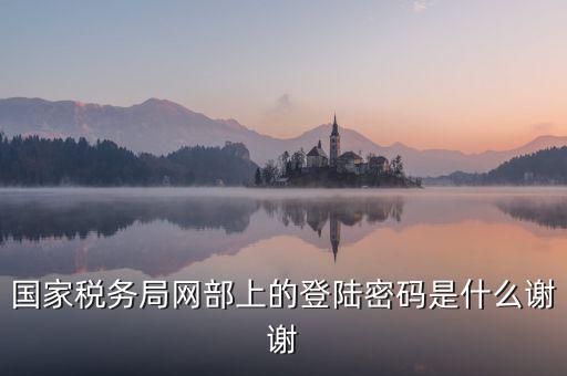 山東國稅證書登錄密碼是什么，國家稅務(wù)局網(wǎng)部上的登陸密碼是什么謝謝