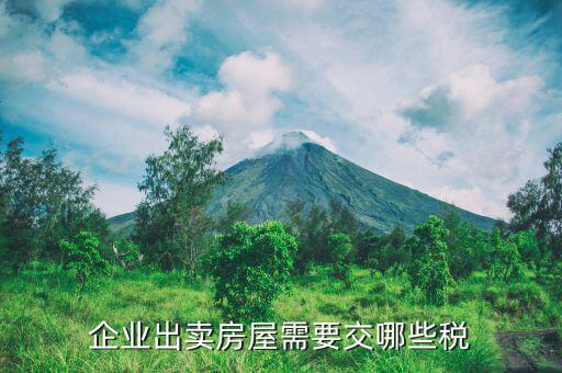 北京企業(yè)出售房產(chǎn)繳納什么稅，企業(yè)出賣房屋需要交哪些稅